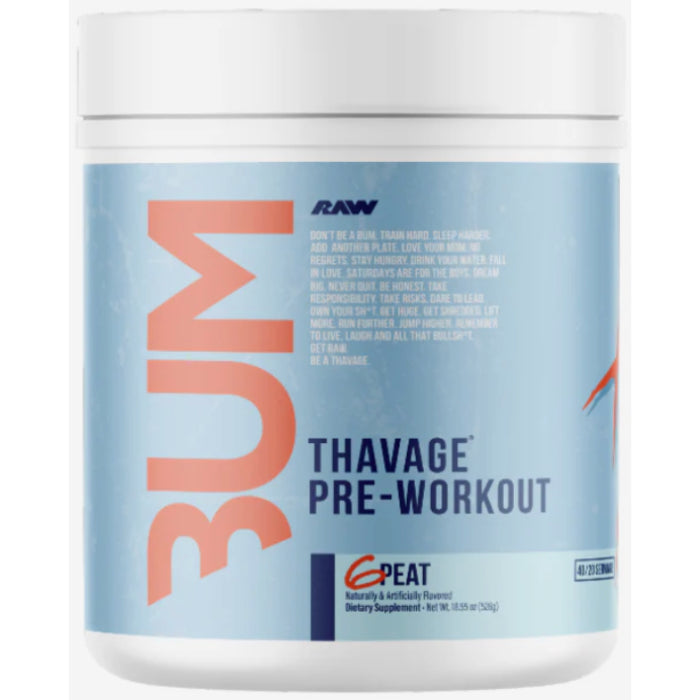 Raw Nutrition CBum Thavage Pre Workout - 40 Servings