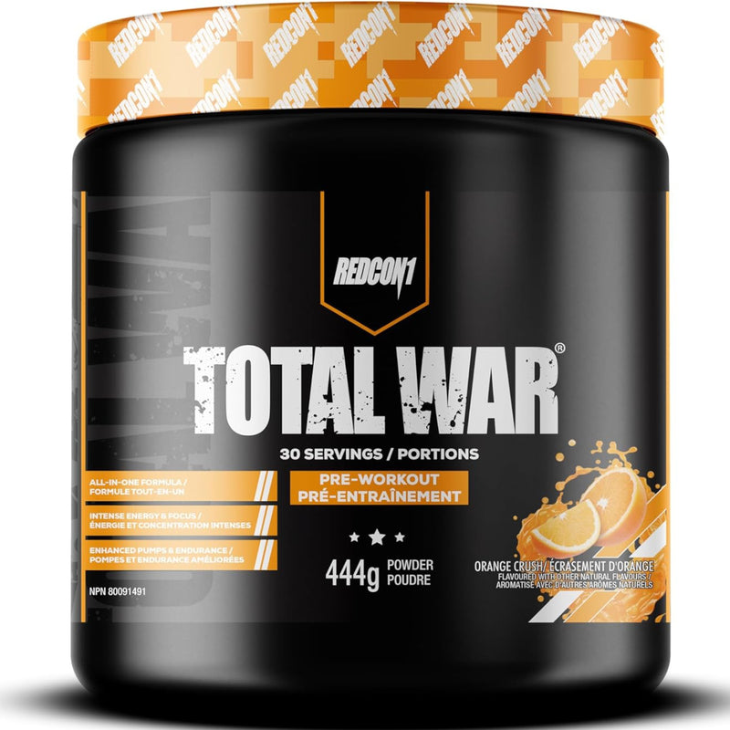 Redcon1 Total War - 30 Servings Orange Crush - Pre-Workout - Hyperforme.com