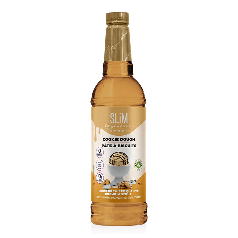 Slim Syrups Sugar free Syrups - 750ml Cookie Dough - Flavors & Spices - Hyperforme.com