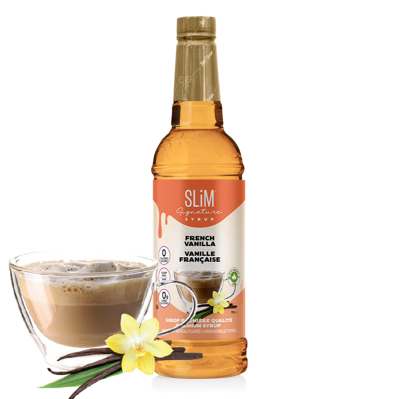 Slim Syrups Sugar free Syrups - 750ml French Vanilla - Flavors & Spices - Hyperforme.com