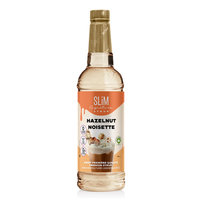 Slim Syrups Sugar free Syrups - 750ml Hazelnut - Flavors & Spices - Hyperforme.com