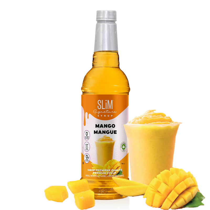 Slim Syrups Sugar free Syrups - 750ml Mango - Flavors & Spices - Hyperforme.com