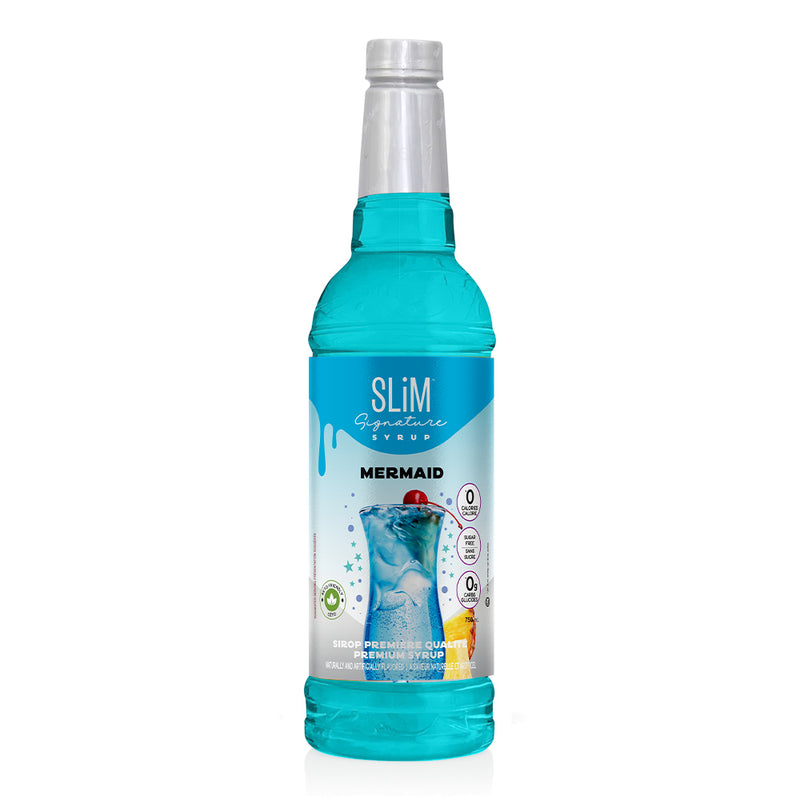 Slim Syrups Sugar free Syrups - 750ml Mermaid - Flavors & Spices - Hyperforme.com