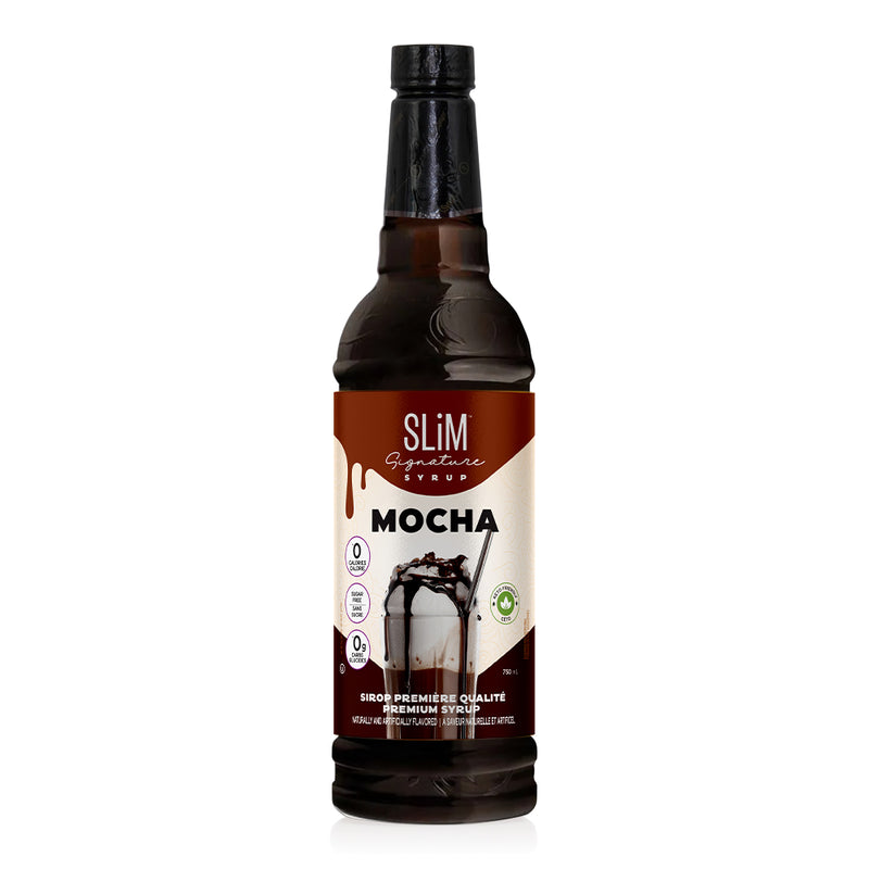 Slim Syrups Sugar free Syrups - 750ml Mocha - Flavors & Spices - Hyperforme.com
