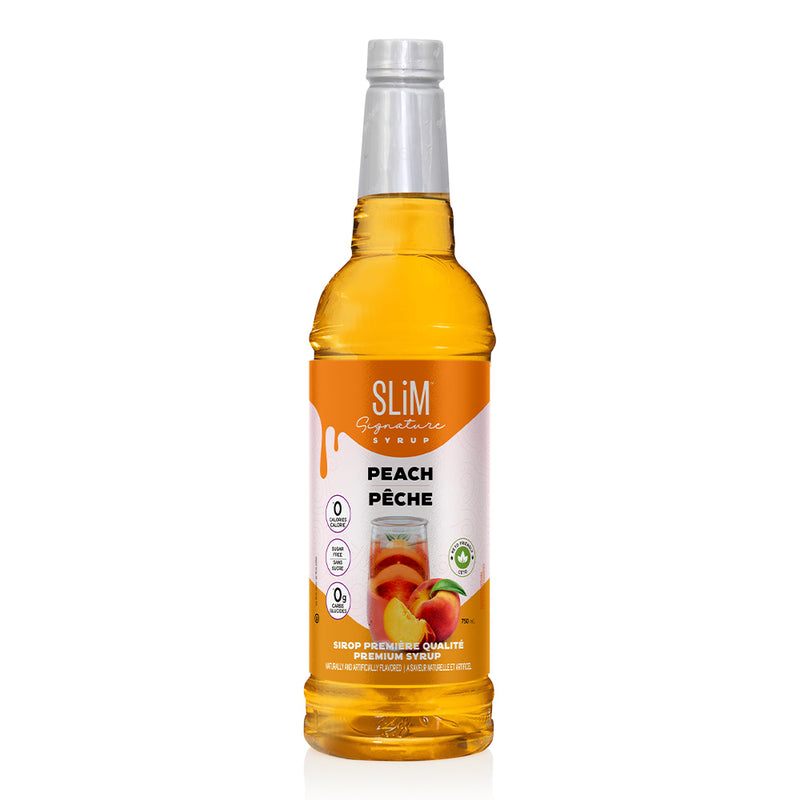 Slim Syrups Sugar free Syrups - 750ml Peach - Flavors & Spices - Hyperforme.com