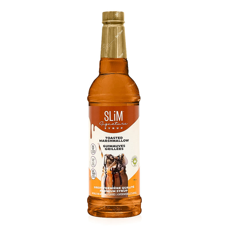 Slim Syrups Sugar free Syrups - 750ml Toasted Marshmallow - Flavors & Spices - Hyperforme.com