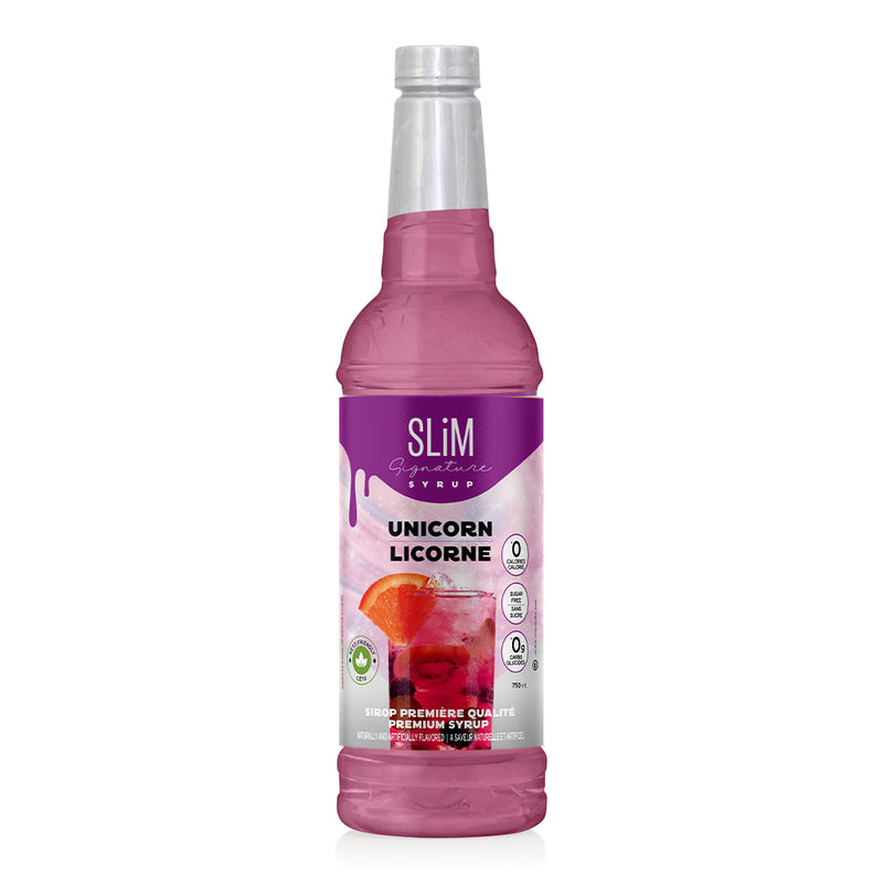 Slim Syrups Sugar free Syrups - 750ml Unicorn - Flavors & Spices - Hyperforme.com
