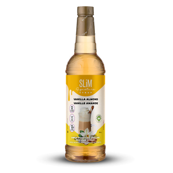 Slim Syrups Sugar free Syrups - 750ml Vanilla Almond - Flavors & Spices - Hyperforme.com
