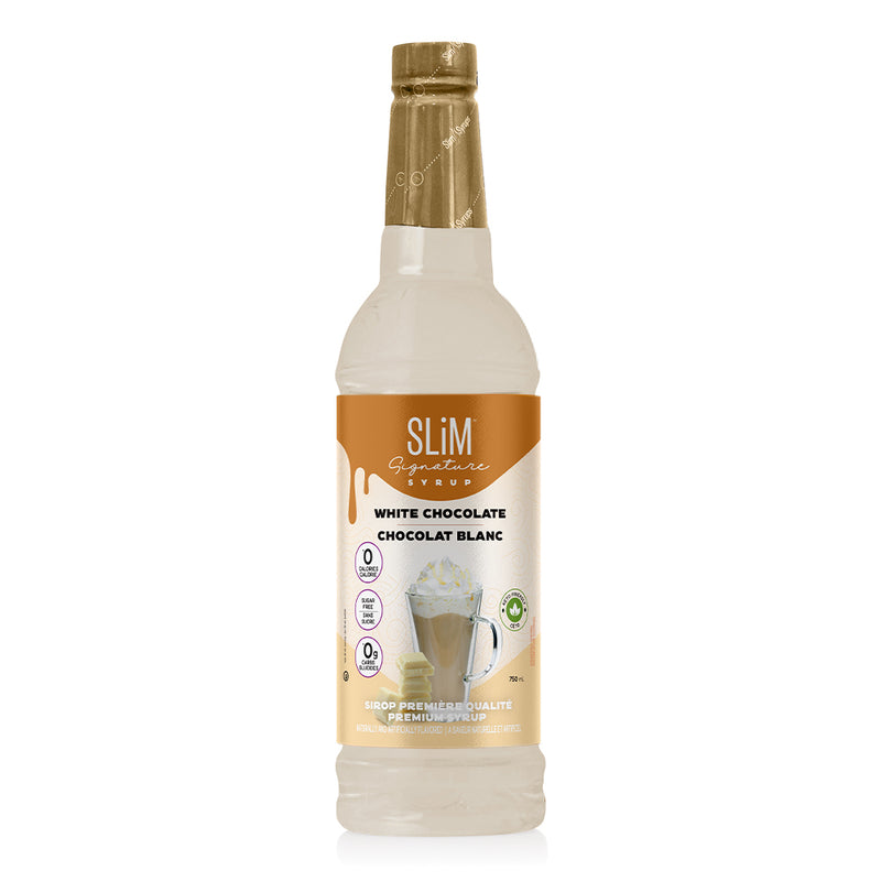 Slim Syrups Sugar free Syrups - 750ml White Chocolate - Flavors & Spices - Hyperforme.com