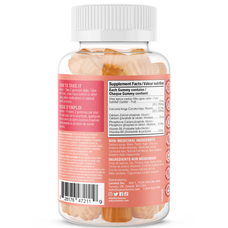 Suku Peace out PMS Gummies - 60 Gummies