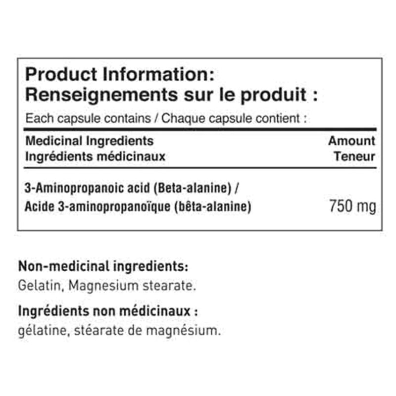 Tested Nutrition Beta-Alanine - 180 Caps