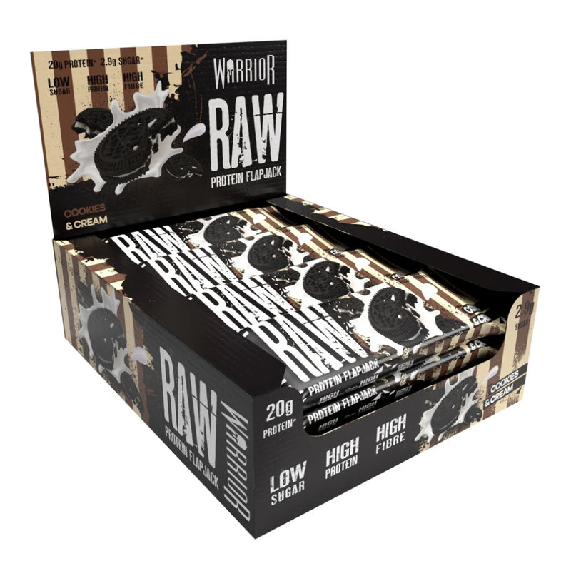 Warrior Raw Barre Protéinée à l'avoine - 12 Barres