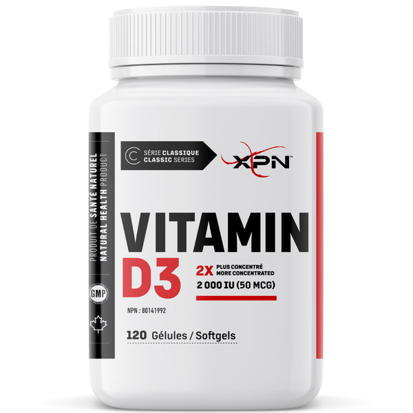 XPN Vitamin D3 2000iu - 120 Softgels