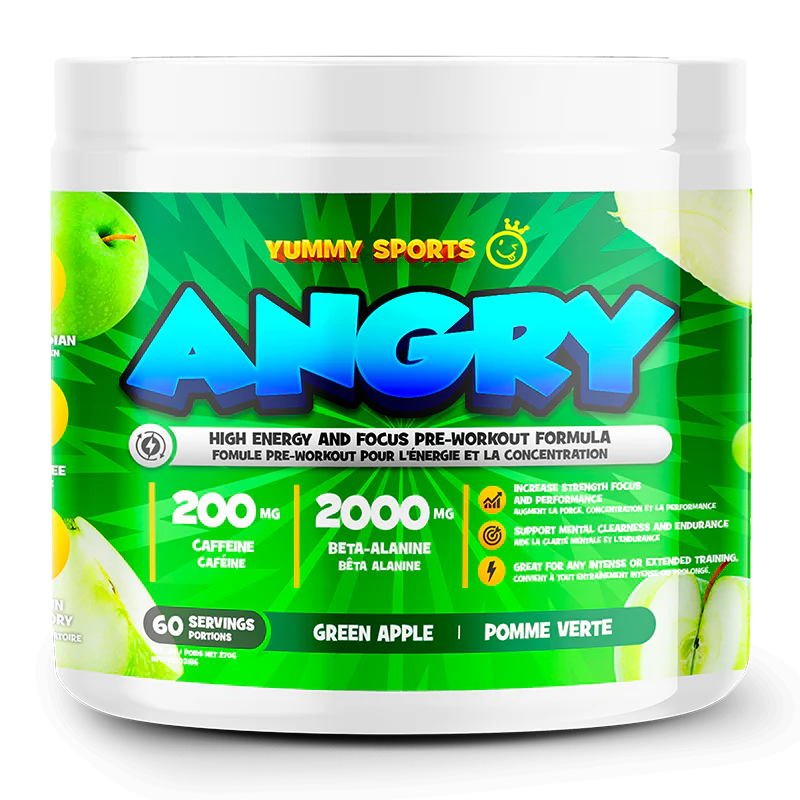 Yummy Sports Angry Pre-Workout - 60 Servings