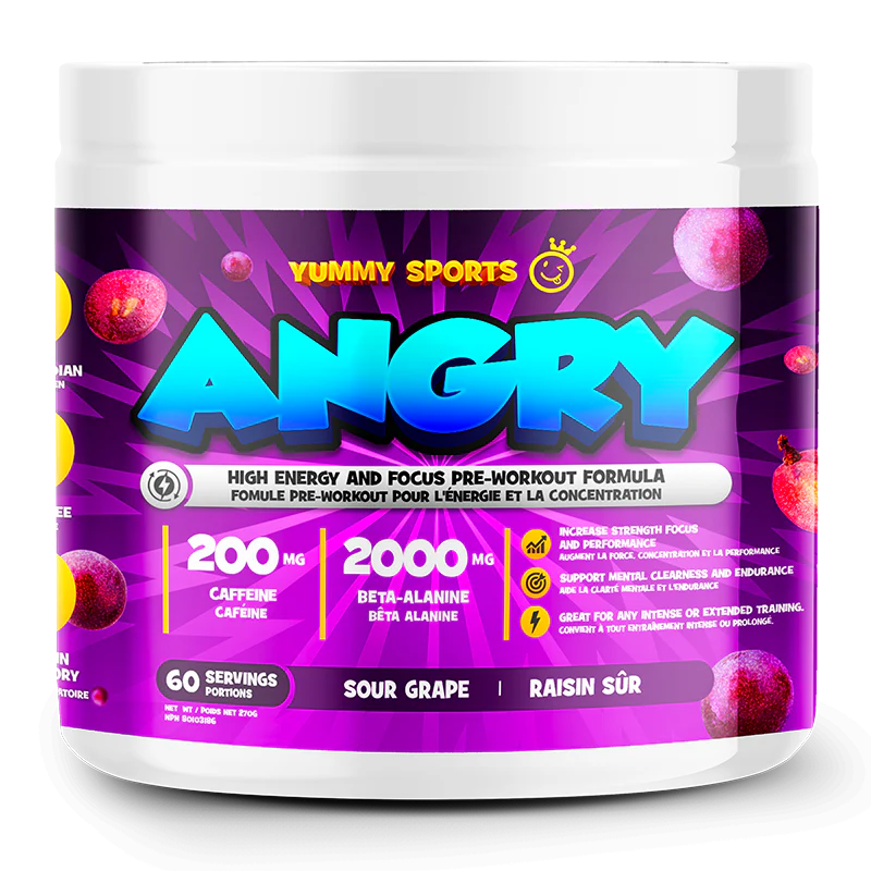 Yummy Sports Angry Pre-Workout - 60 Servings
