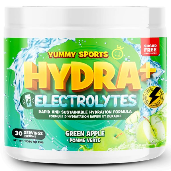 Yummy Sports Hydra+ Electrolytes with Caffeine - 30 servings