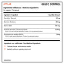 Ingrédients médicinaux et non médicinaux ATP Lab Gluco Control avec quercétine, berbérine, biotine, chrome et vanadium par capsule