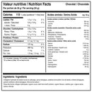 Nutrition Facts and Amino Acid Profile for ATP Lab SBP Supreme Beef Protein Chocolate with 24 g of Protein per Serving