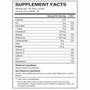 Supplement facts and ingredients label – Limitless Pharma Advanced Whey Protein 5lb