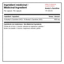 Ingrédient médicinal XPN Acetyl L-Carnitine avec 650 mg de N-acétyl-L-carnitine HCl par capsule