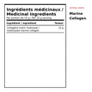 Ingrédients médicinaux XPN Collagène marin avec 10 g de collagène marin hydrolysé par portion