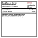 Ingrédient médicinal XPN Pure Arginine Agrumes avec 3 300 mg de L-arginine par portion de 5,5 g