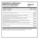 XPN Regen-X medicinal ingredients with L-glutamine, N-acetylglucosamine, cranberry, deglycyrrhizinated licorice, boswellia, marshmallow and quercetin per 6.3 g serving