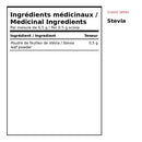 Ingrédients médicinaux XPN Stevia avec poudre de feuilles de stévia par mesure de 0,5 g