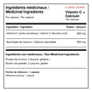 Ingrédients médicinaux XPN Vitamin C + Calcium avec acide ascorbique et ascorbate de calcium par capsule