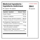 Ingrédients médicinaux XPN ZM-X avec taurine, L-théanine, magnésium, zinc, vitamine B6 et cuivre