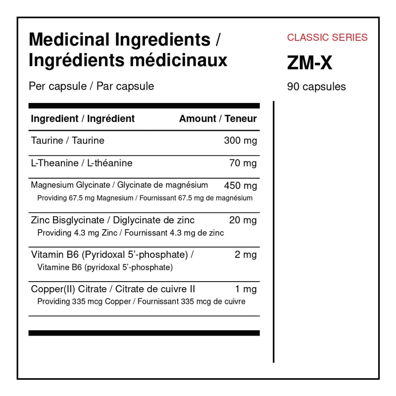 XPN ZM-X 90 Caps | Magnesium, Zinc & Theanine for Relaxation
