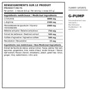 Ingrédients médicinaux Yummy Sports G-Pump Pre-Workout sans stimulants avec citrulline, arginine, bétaïne, agmatine et resvératrol