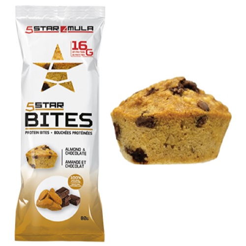 5Star4Mula Protein Bites - 1 Pack Chocolate Almond - Protein Bars - Hyperforme.com