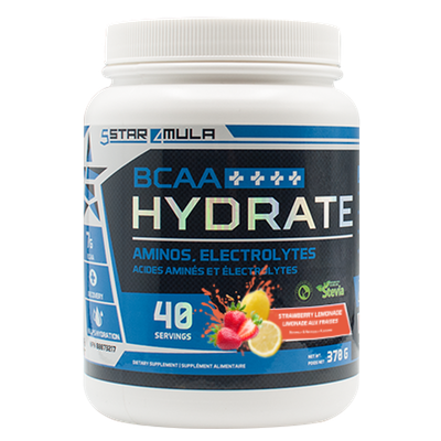 5Star4Mula BCAA Hydrate - 40 servings Strawberry Lemonade - BCAA - Hyperforme.com