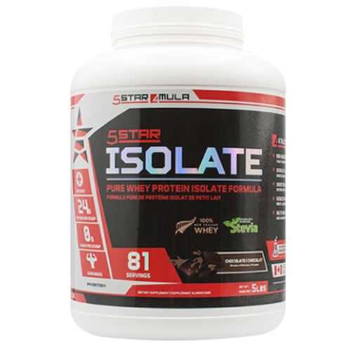 5Star4Mula Isolate Protein - 5lb Chocolate - Protein Powder (Whey Isolate) - Hyperforme.com