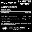 Allmax L-Carnitine Tartrate - 120 caps - Weight Loss Supplements - Hyperforme.com