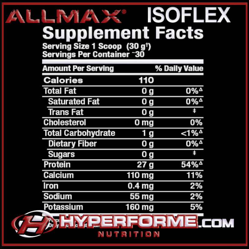 Allmax Isoflex - 2lb - Protein Powder (Whey Isolate) - Hyperforme.com