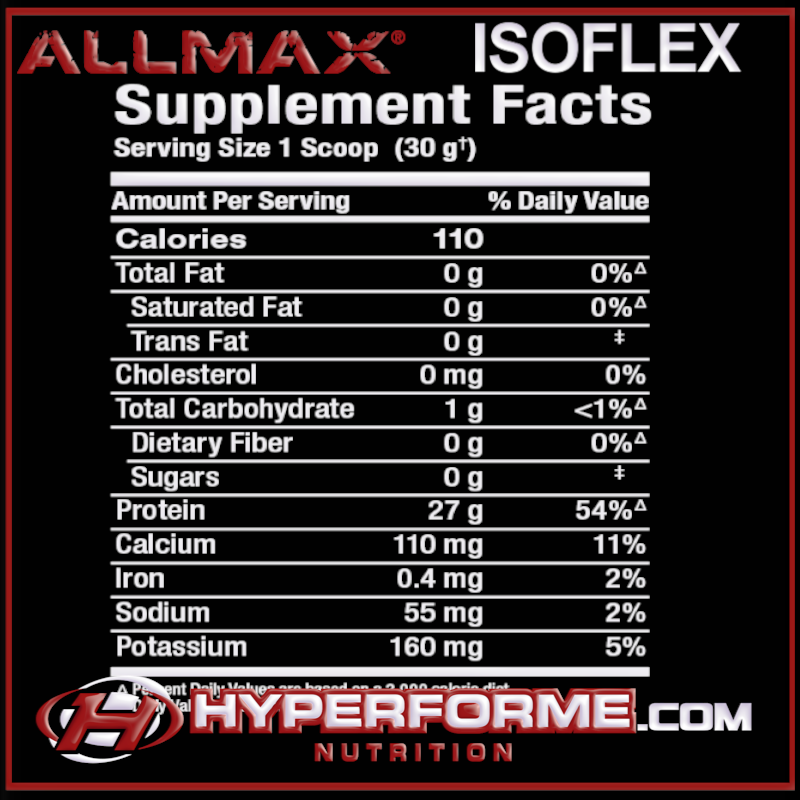 Allmax Isoflex - 5lb - Protein Powder (Whey Isolate) - Hyperforme.com