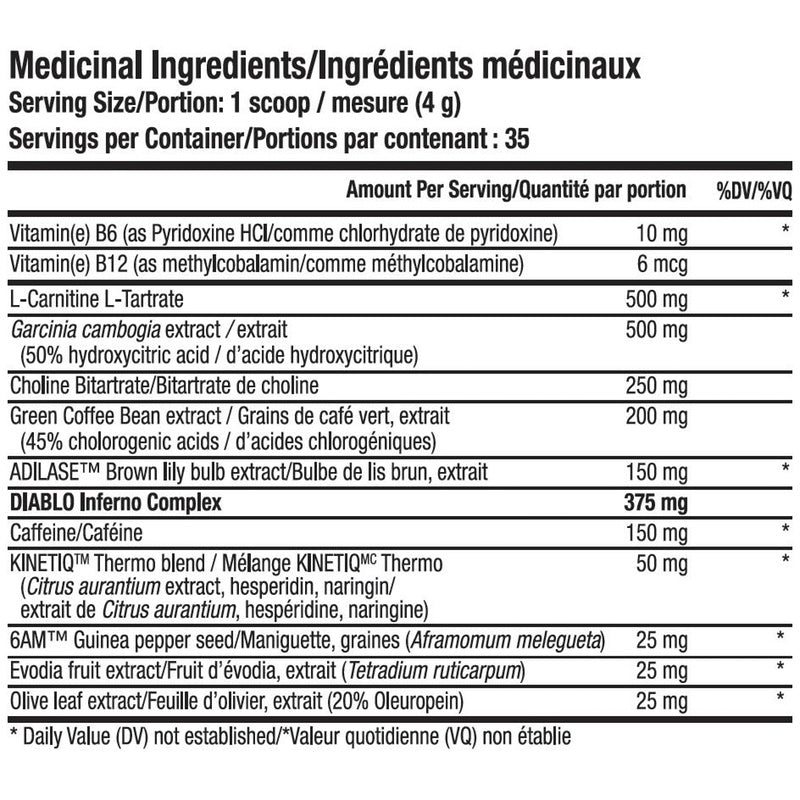 ANS Diablo Fat Burner - 35 Servings - Weight Loss Supplements - Hyperforme.com