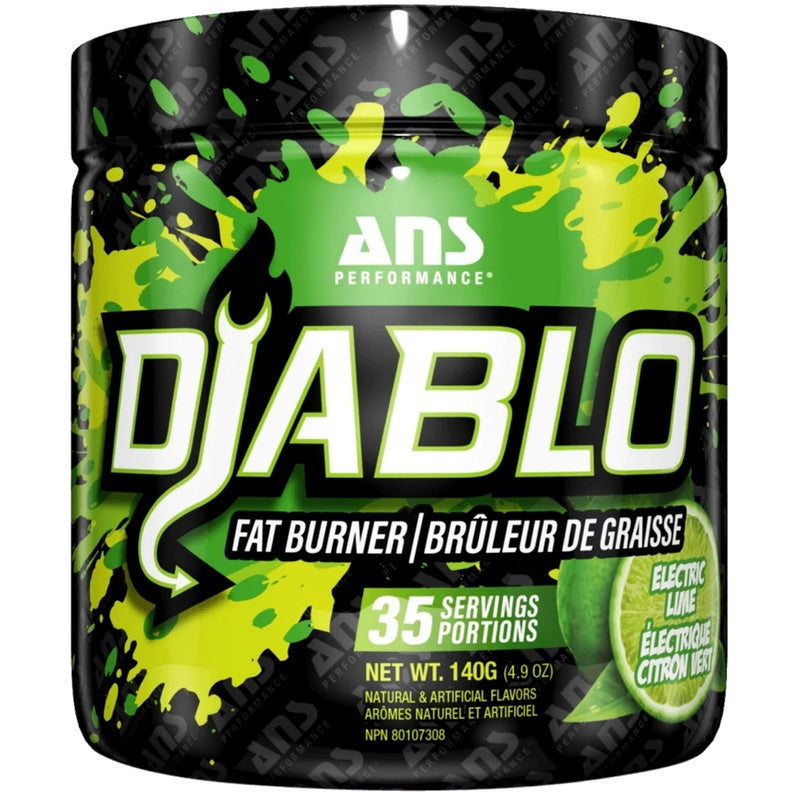 ANS Diablo Fat Burner - 35 Servings Electric Lime - Weight Loss Supplements - Hyperforme.com