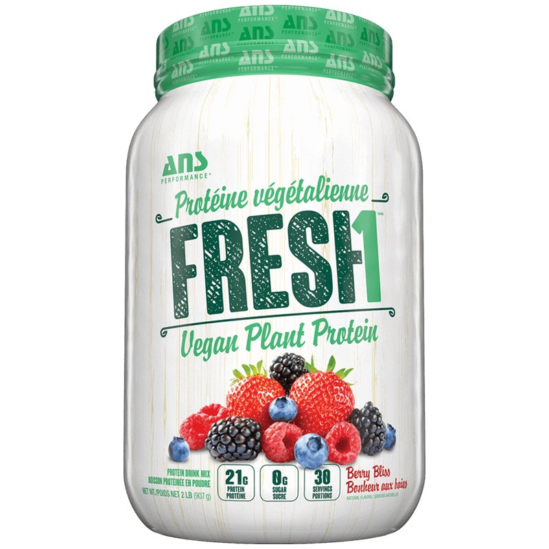ANS FRESH1 Vegan Protein - 2lb Berry Bliss - Protein Powder (Vegan) - Hyperforme.com