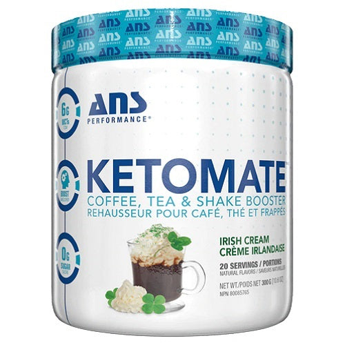 ANS Ketomate - 20 Servings Irish Cream - Keto Supplements - Hyperforme.com