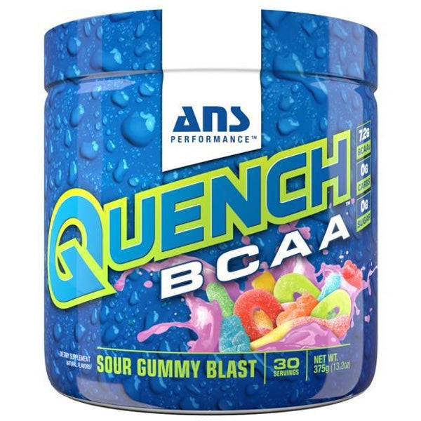 ANS Quench BCAA - 30 Servings Sour Gummy Blast - BCAA - Hyperforme.com