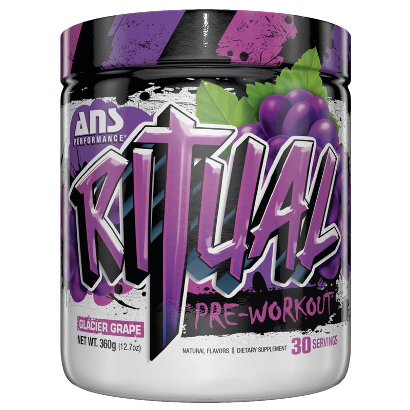 ANS Ritual Pre-Workout - 30 Servings Glacier Grape - Pre-Workout - Hyperforme.com