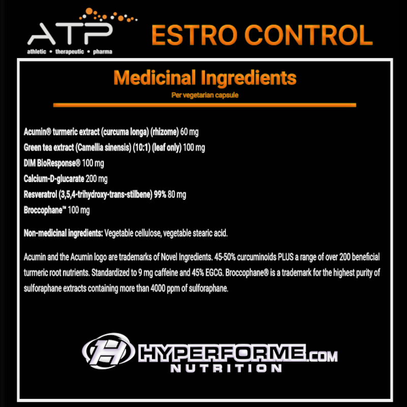 ATP Estro Control Version 3.0 - 60 caps - Estrogen Supplements - Hyperforme.com