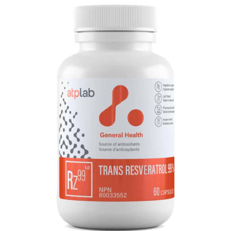 ATP Trans Resveratrol - 60 caps - Antioxidant Supplements - Hyperforme.com