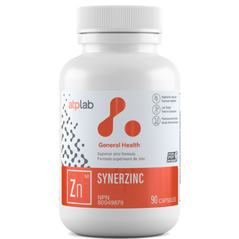 ATP Synerzinc - 90 caps - Vitamins and Minerals Supplements - Hyperforme.com