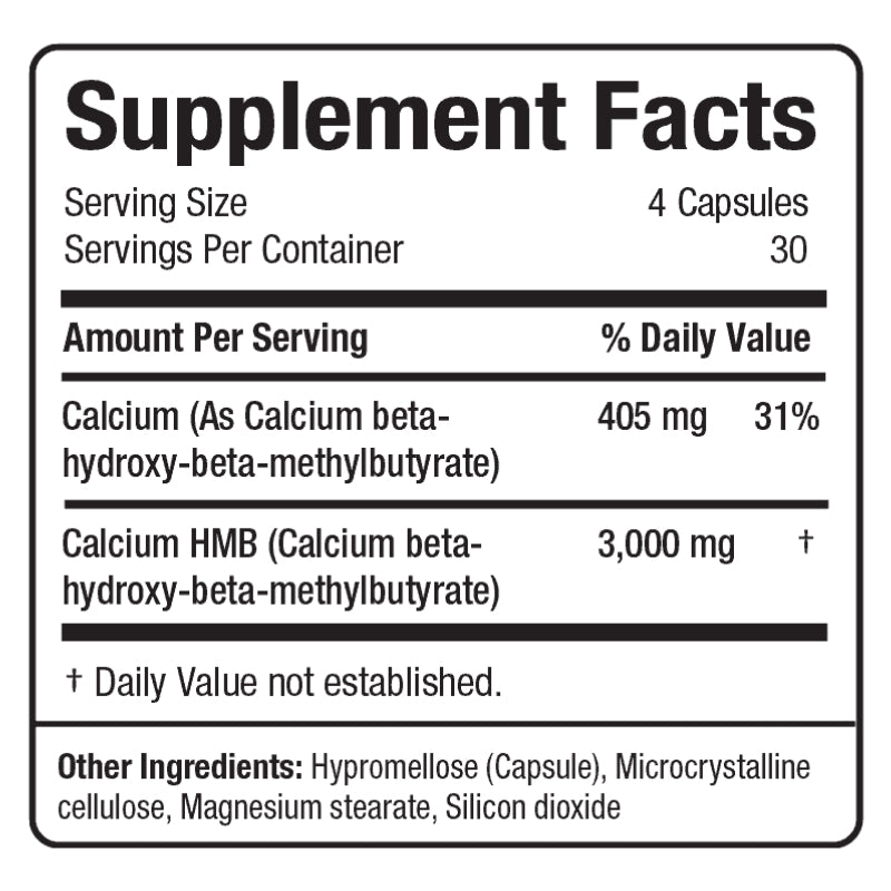 Allmax HMB - 120 Veggie Caps