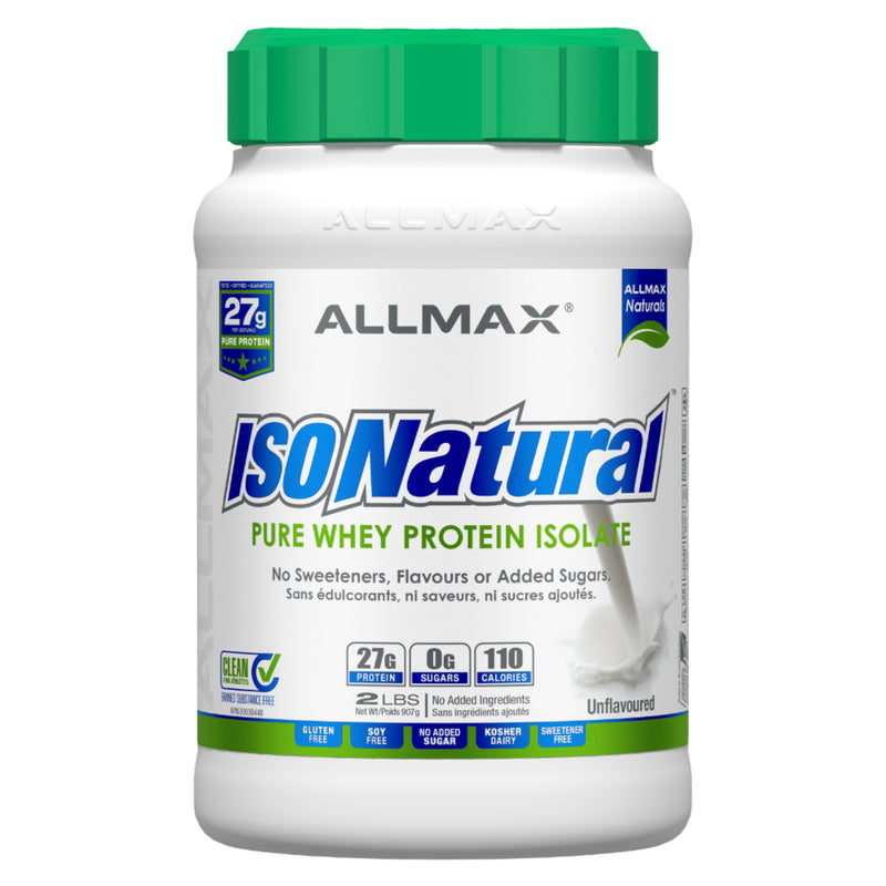 Allmax Isonatural - 2lb Unflavored - Protein Powder (Whey Isolate) - Hyperforme.com