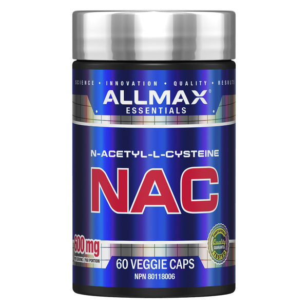 Allmax NAC 600mg - 60 Caps - Liver Protection Supplements - Hyperforme.com